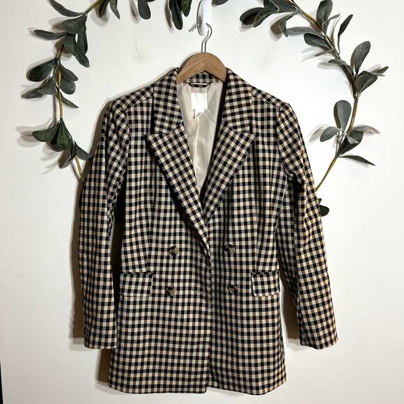 H&M Plaid Blazer - Picture 1 of 6